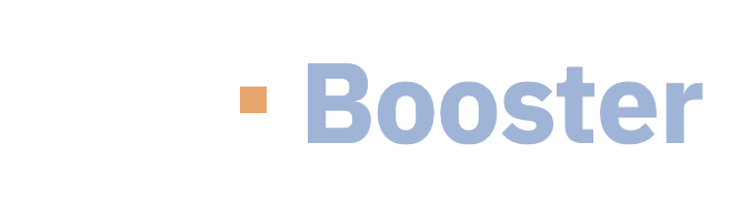 Logo OrgBooster — Texte seul, Pour fond foncé